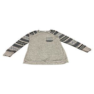 Women Casual Long Sleeve Knitted Raglan Shirts Pullover Sweater